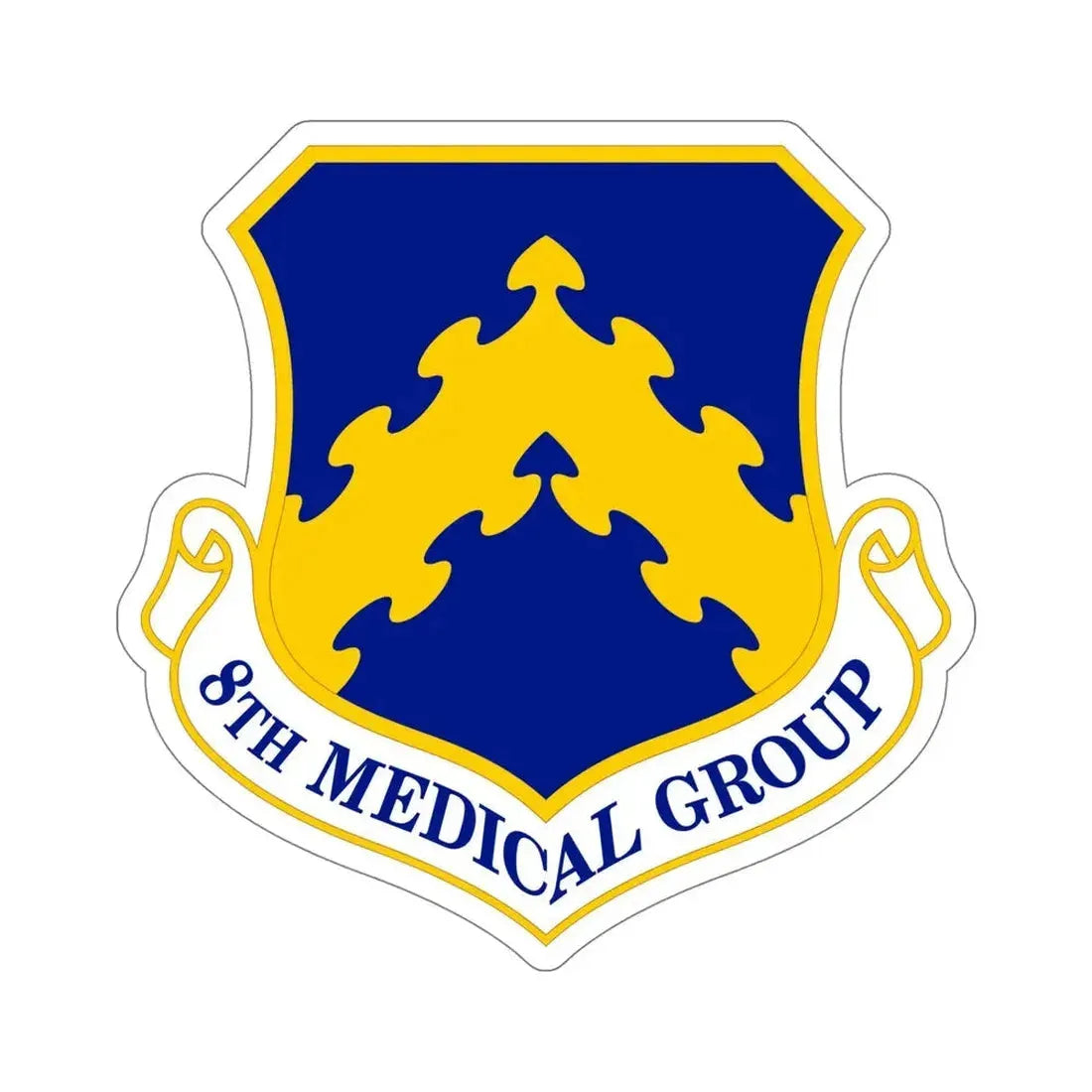 8 Medical Group PACAF (U.S. Air Force) STICKER Vinyl Die-Cut Decal - The Sticker Space