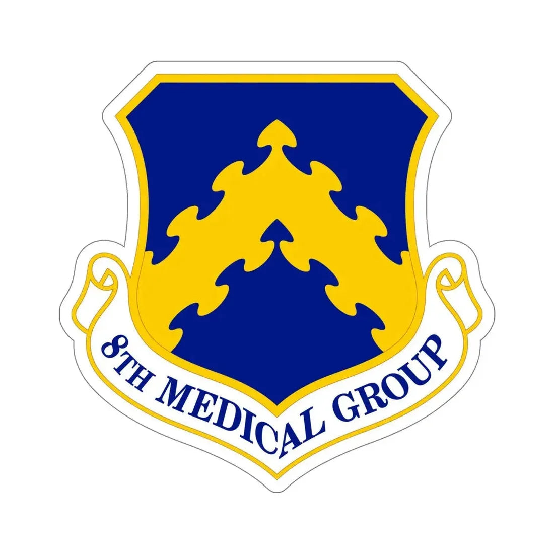 8 Medical Group PACAF (U.S. Air Force) STICKER Vinyl Die-Cut Decal - The Sticker Space