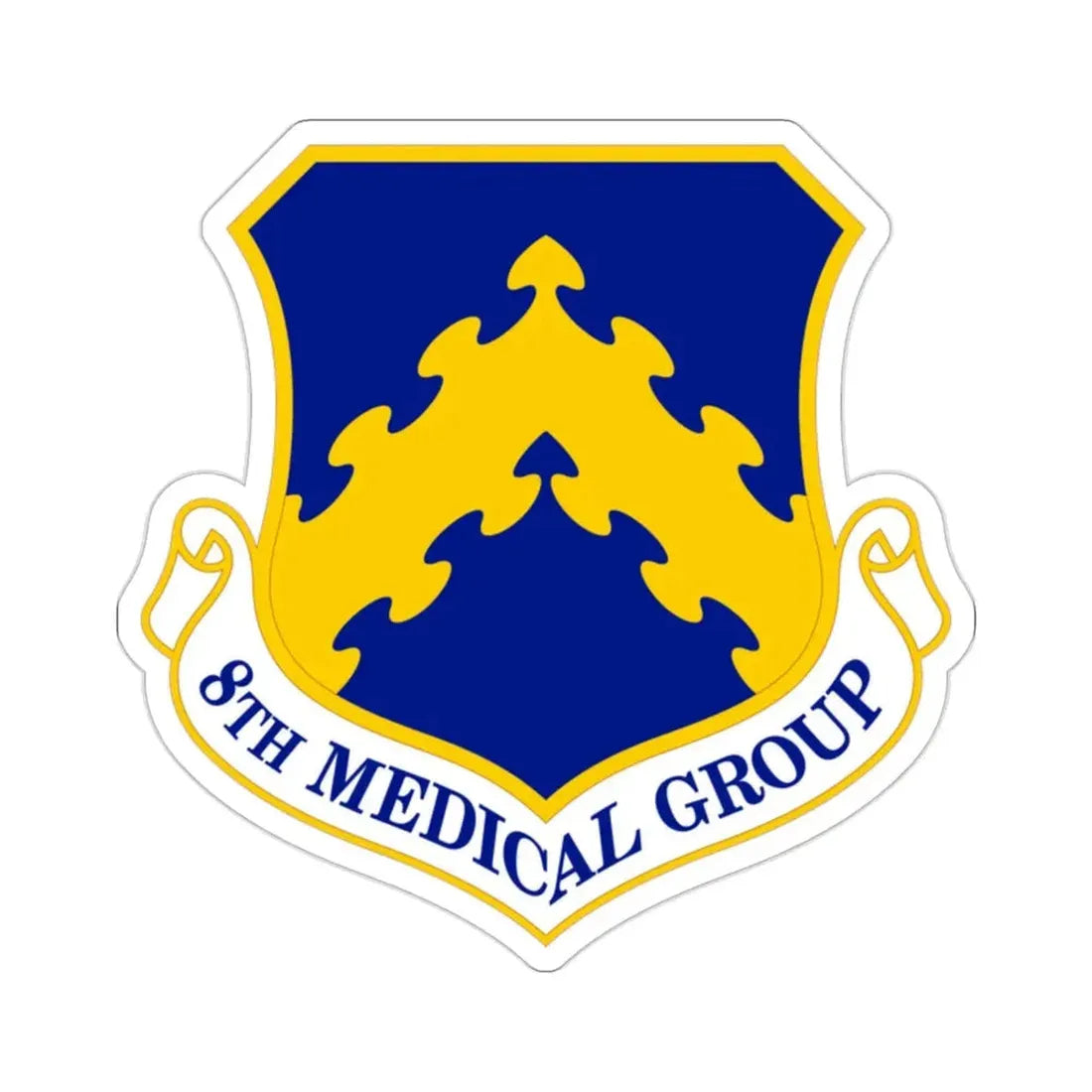 8 Medical Group PACAF (U.S. Air Force) STICKER Vinyl Die-Cut Decal - The Sticker Space