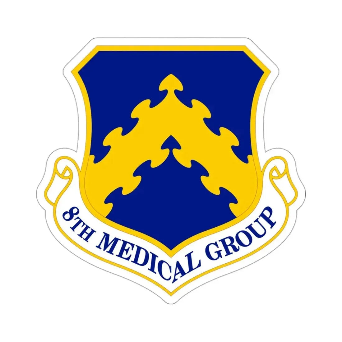 8 Medical Group PACAF (U.S. Air Force) STICKER Vinyl Die-Cut Decal - The Sticker Space