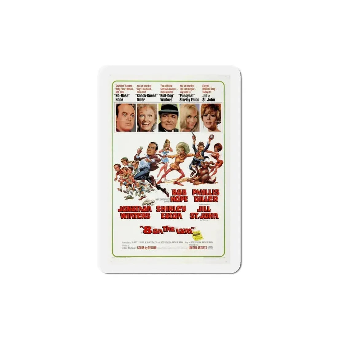 8 on the Lam 1967 Movie Poster Refrigerator Magnet - The Sticker Space