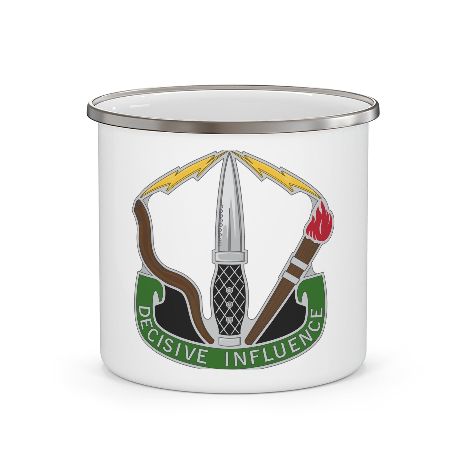 8 Psychological Operations Group (U.S. Army) 12oz Enamel Mug-12oz-The Sticker Space