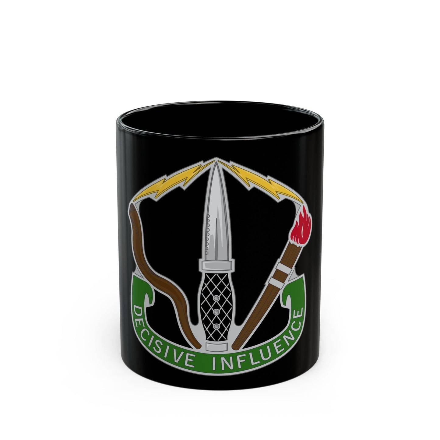 8 Psychological Operations Group (U.S. Army) Black Coffee Mug-11oz-The Sticker Space