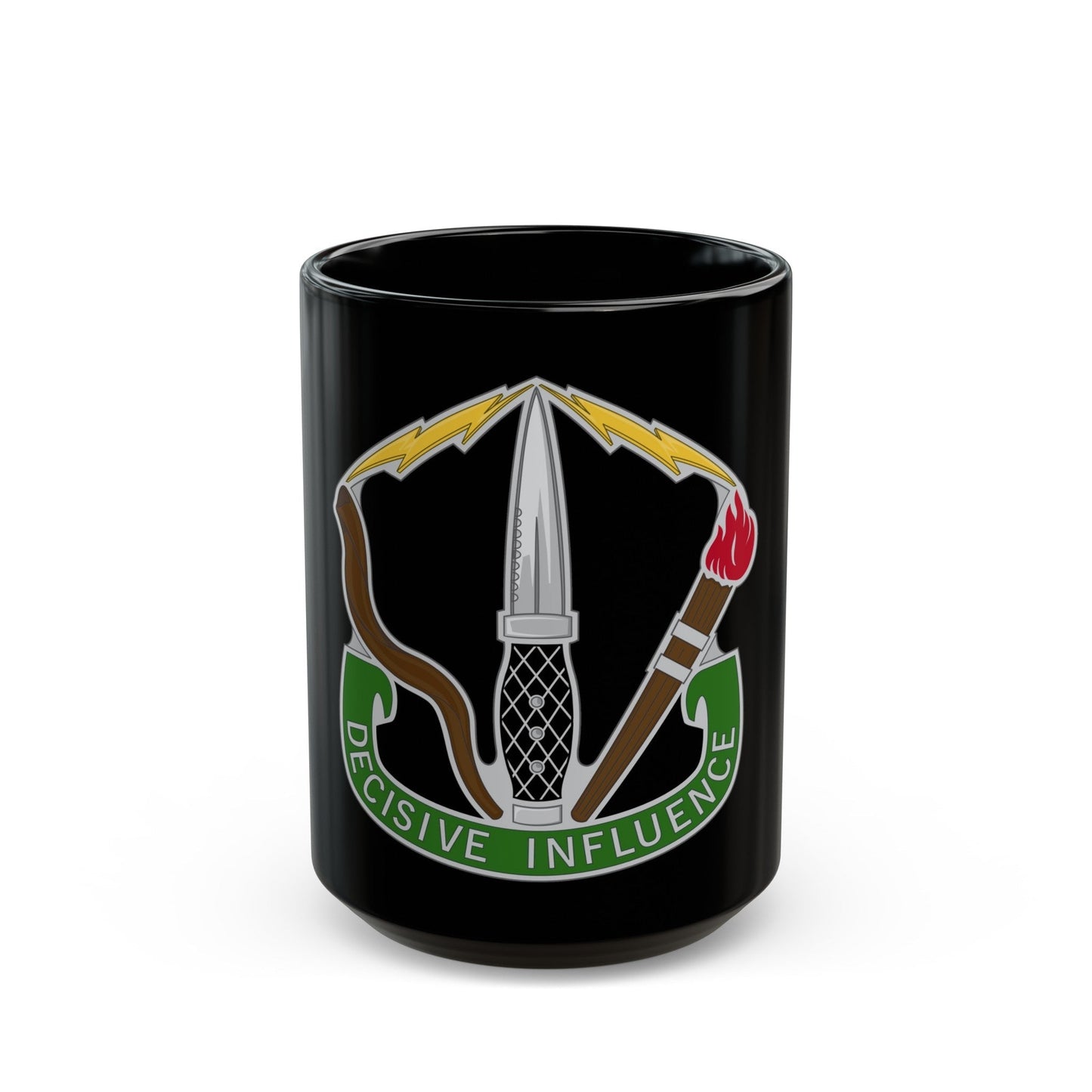 8 Psychological Operations Group (U.S. Army) Black Coffee Mug-15oz-The Sticker Space