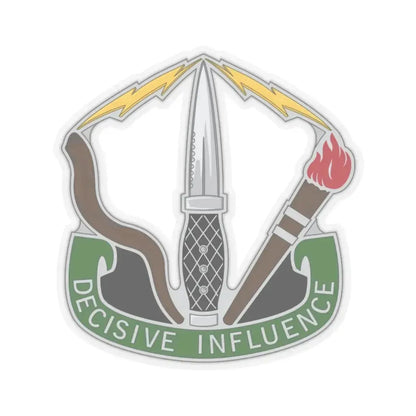 8 Psychological Operations Group (U.S. Army) STICKER Vinyl Kiss-Cut Decal 2 Inch Transparent - The Sticker Space
