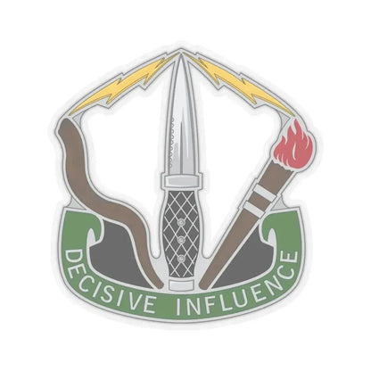 8 Psychological Operations Group (U.S. Army) STICKER Vinyl Kiss-Cut Decal 6 Inch Transparent - The Sticker Space