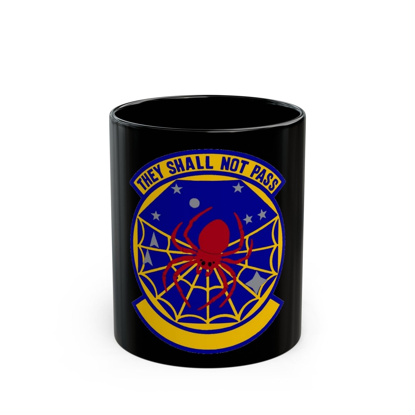 8 Space Warning Squadron AFRC (U.S. Air Force) Black Coffee Mug-11oz-The Sticker Space