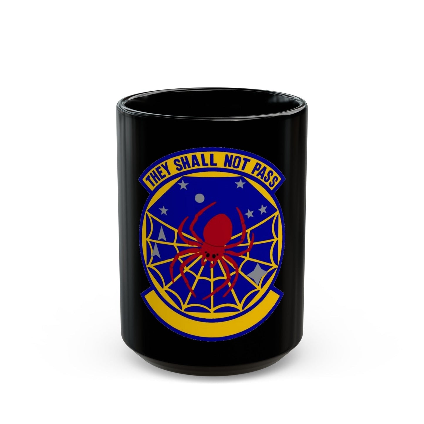 8 Space Warning Squadron AFRC (U.S. Air Force) Black Coffee Mug-15oz-The Sticker Space