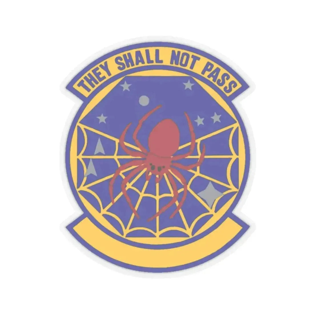 8 Space Warning Squadron AFRC (U.S. Air Force) STICKER Vinyl Kiss-Cut Decal 2 Inch Transparent - The Sticker Space