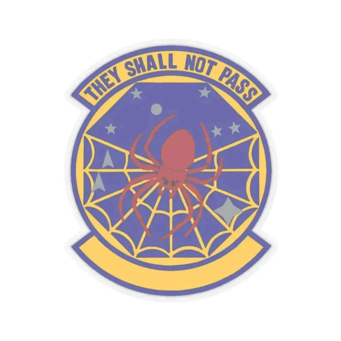 8 Space Warning Squadron AFRC (U.S. Air Force) STICKER Vinyl Kiss-Cut Decal 3 Inch Transparent - The Sticker Space