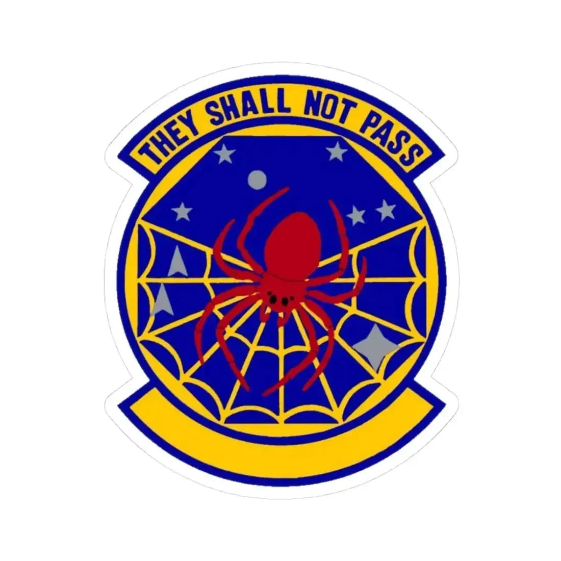 8 Space Warning Squadron AFRC (U.S. Air Force) STICKER Vinyl Kiss-Cut Decal 3 Inch White - The Sticker Space