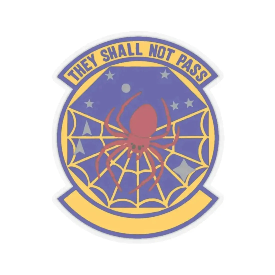 8 Space Warning Squadron AFRC (U.S. Air Force) STICKER Vinyl Kiss-Cut Decal 6 Inch Transparent - The Sticker Space