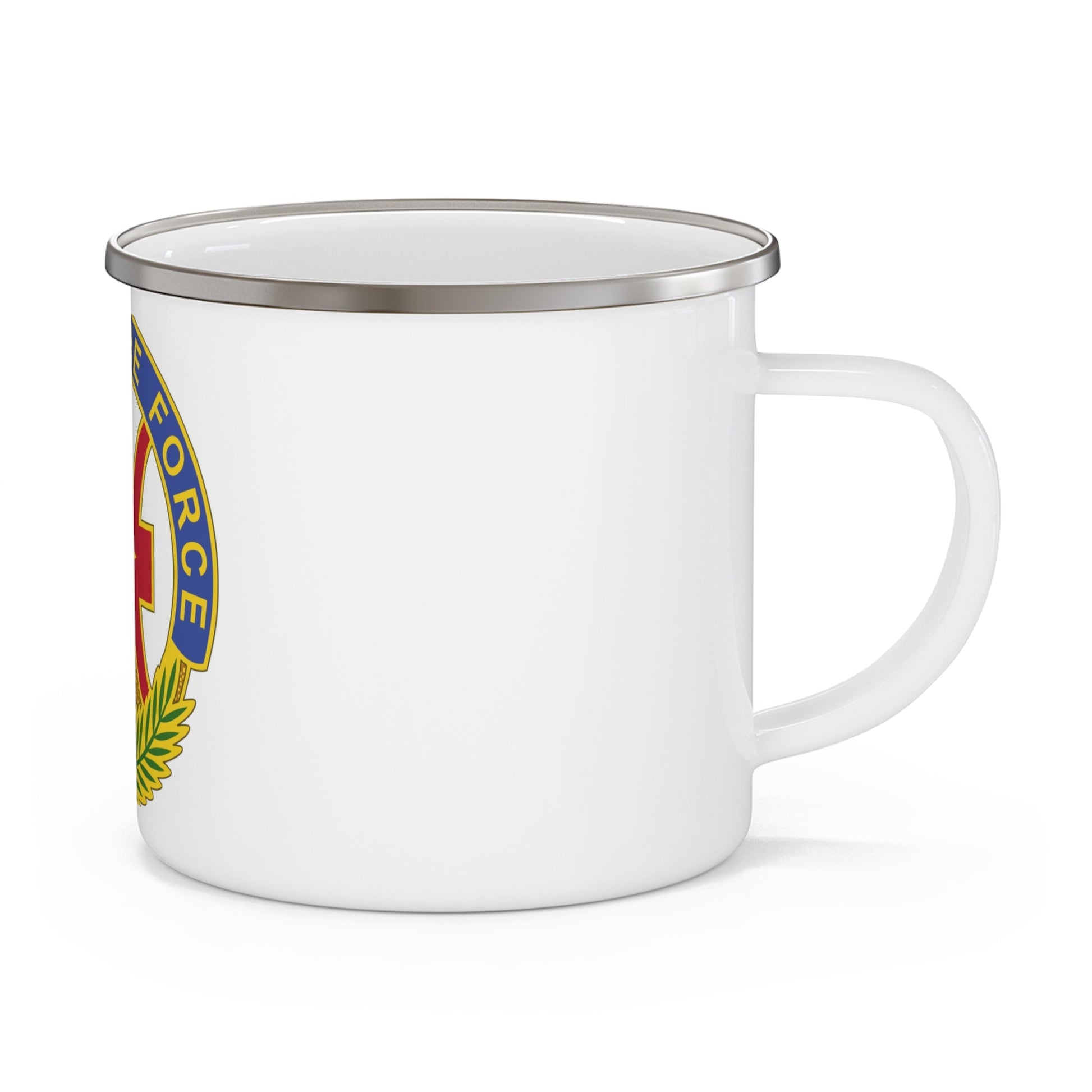 8 Sustainment Command 2 (U.S. Army) 12oz Enamel Mug-12oz-The Sticker Space