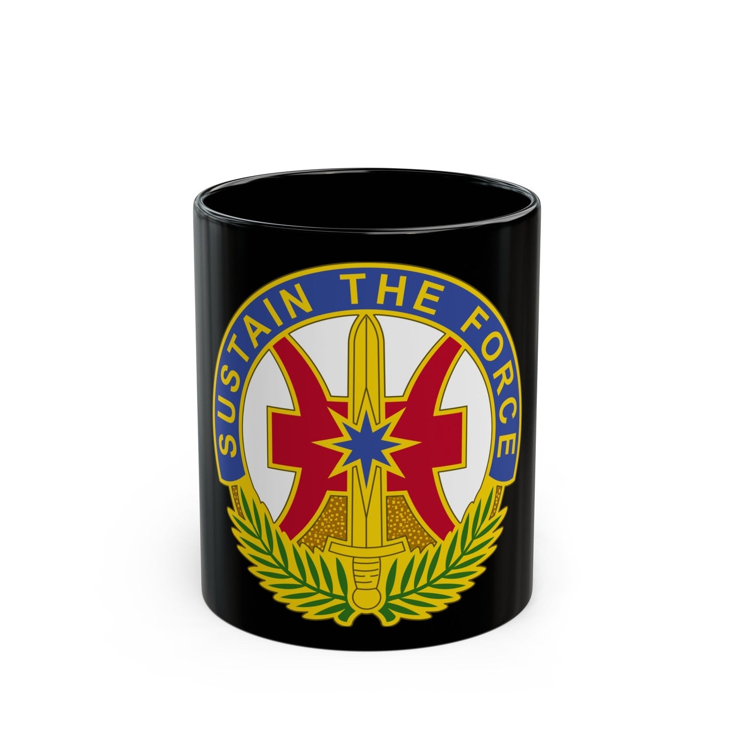 8 Sustainment Command 2 (U.S. Army) Black Coffee Mug-11oz-The Sticker Space