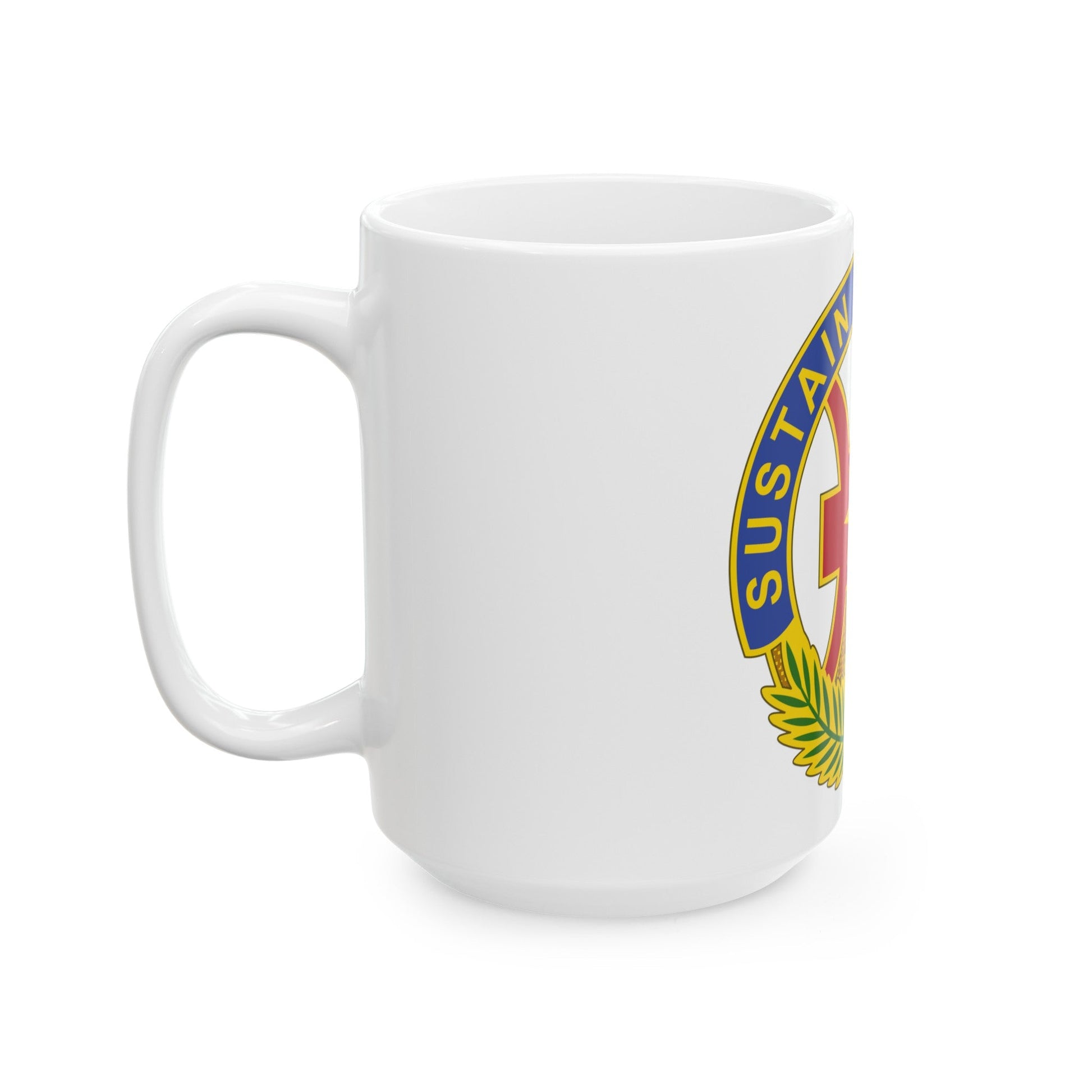 8 Sustainment Command 2 (U.S. Army) White Coffee Mug-The Sticker Space