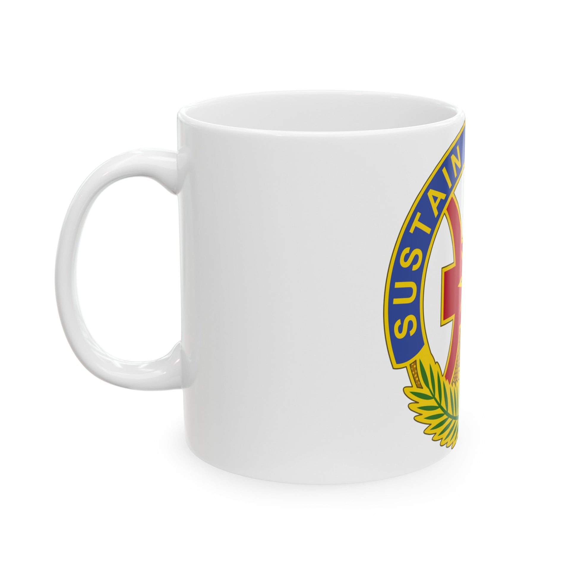 8 Sustainment Command 2 (U.S. Army) White Coffee Mug-The Sticker Space