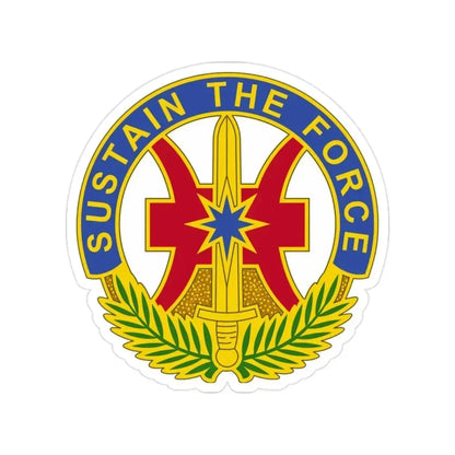 8 Sustainment Command 2 (U.S. Army) Transparent STICKER Die-Cut Vinyl Decal 2 Inch - The Sticker Space