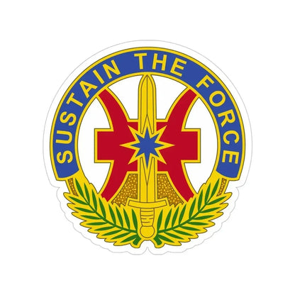 8 Sustainment Command 2 (U.S. Army) Transparent STICKER Die-Cut Vinyl Decal 5 Inch - The Sticker Space