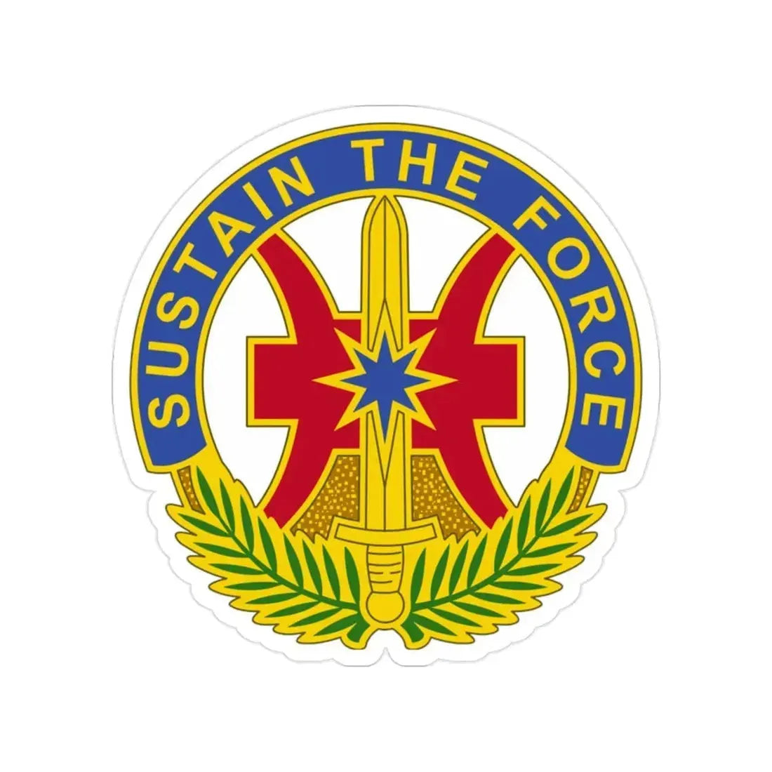 8 Sustainment Command 2 (U.S. Army) Transparent STICKER Die-Cut Vinyl Decal - The Sticker Space