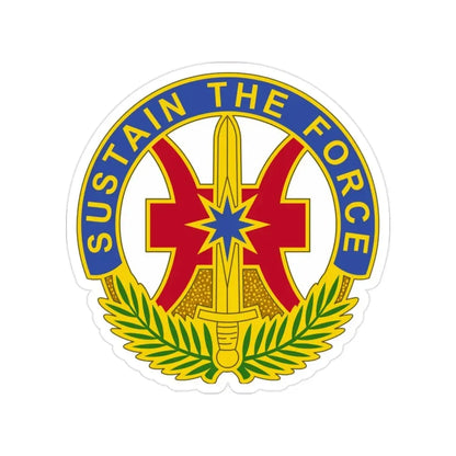 8 Sustainment Command 2 (U.S. Army) Transparent STICKER Die-Cut Vinyl Decal - The Sticker Space