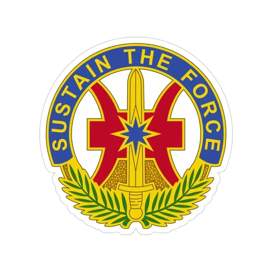 8 Sustainment Command 2 (U.S. Army) Transparent STICKER Die-Cut Vinyl Decal - The Sticker Space