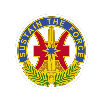 8 Sustainment Command 2 (U.S. Army) Transparent STICKER Die-Cut Vinyl Decal - The Sticker Space
