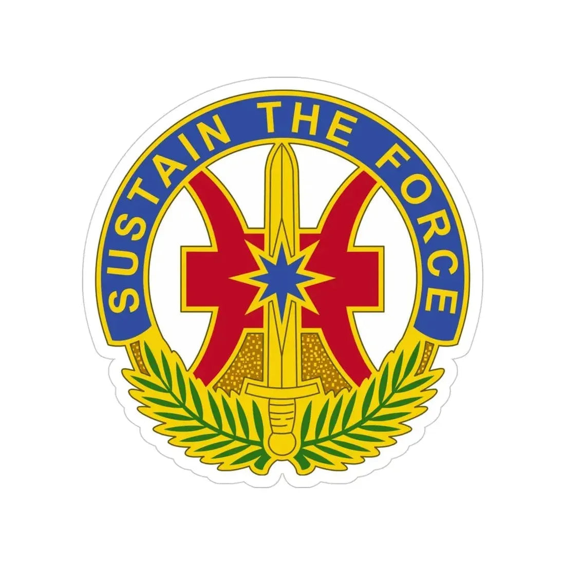 8 Sustainment Command 2 (U.S. Army) Transparent STICKER Die-Cut Vinyl Decal - The Sticker Space