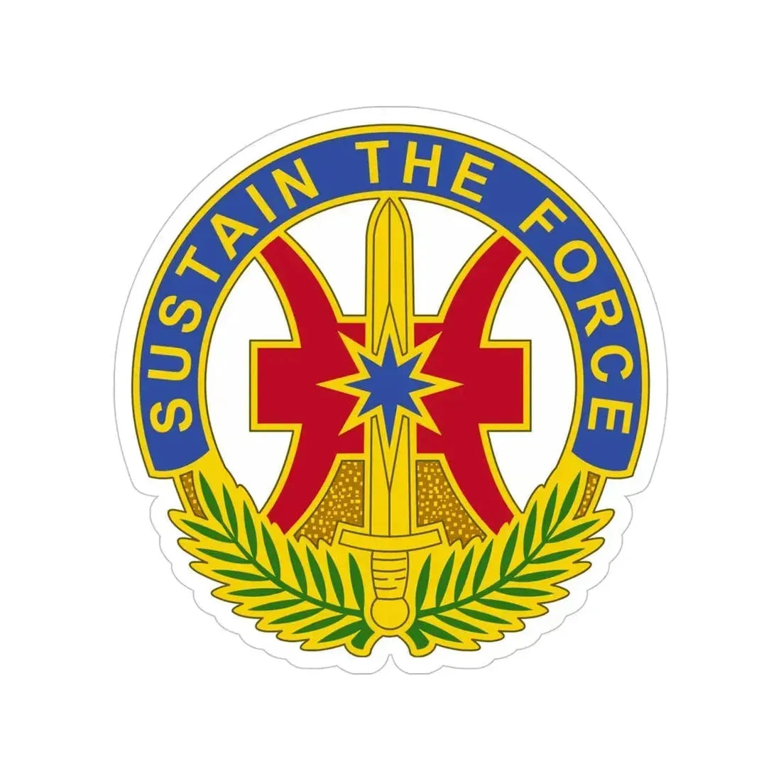 8 Sustainment Command 2 (U.S. Army) Transparent STICKER Die-Cut Vinyl Decal - The Sticker Space