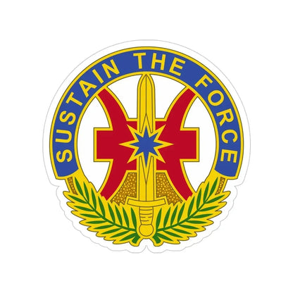 8 Sustainment Command 2 (U.S. Army) Transparent STICKER Die-Cut Vinyl Decal - The Sticker Space