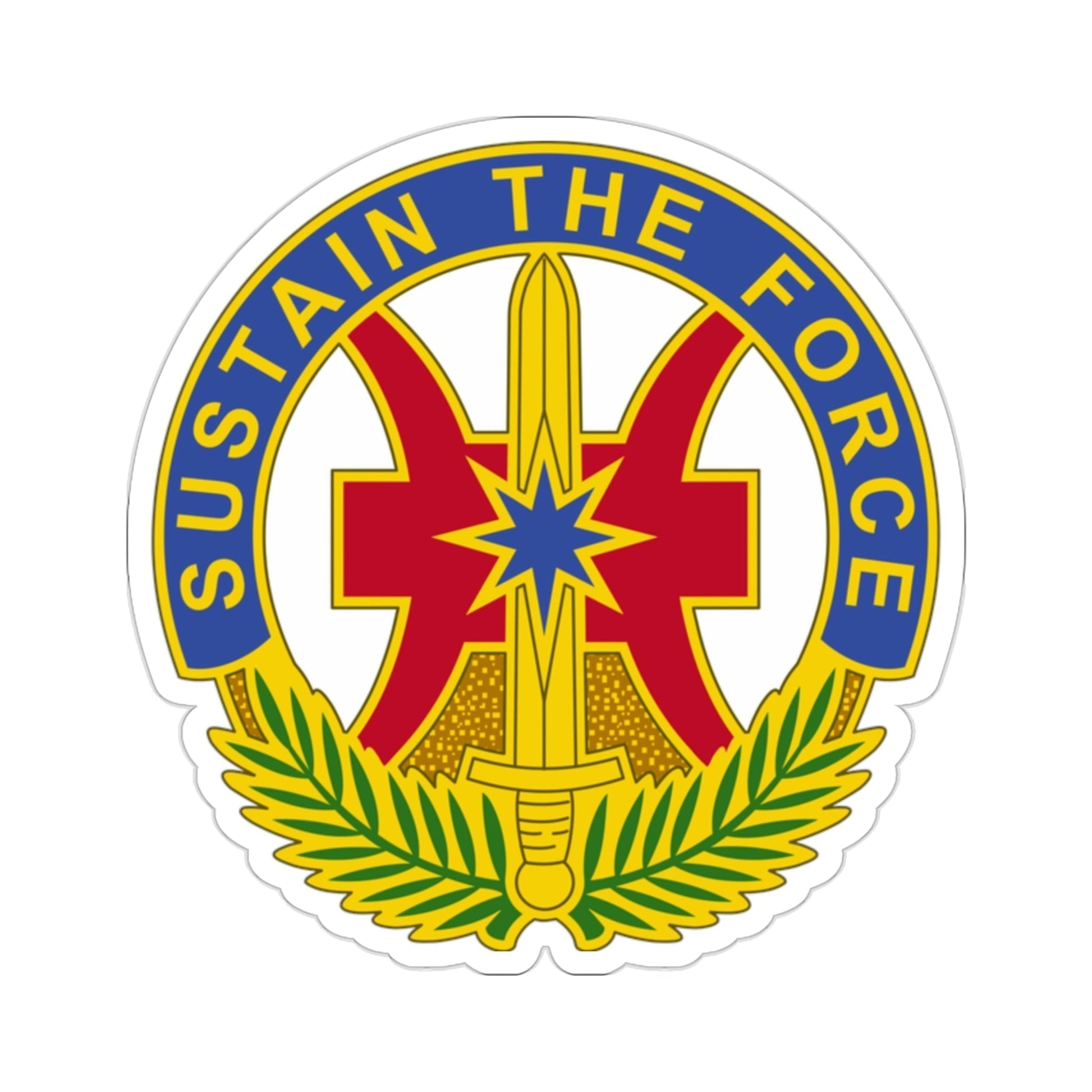 8 Sustainment Command v2 (U.S. Army) STICKER Vinyl Die-Cut Decal-2 Inch-The Sticker Space