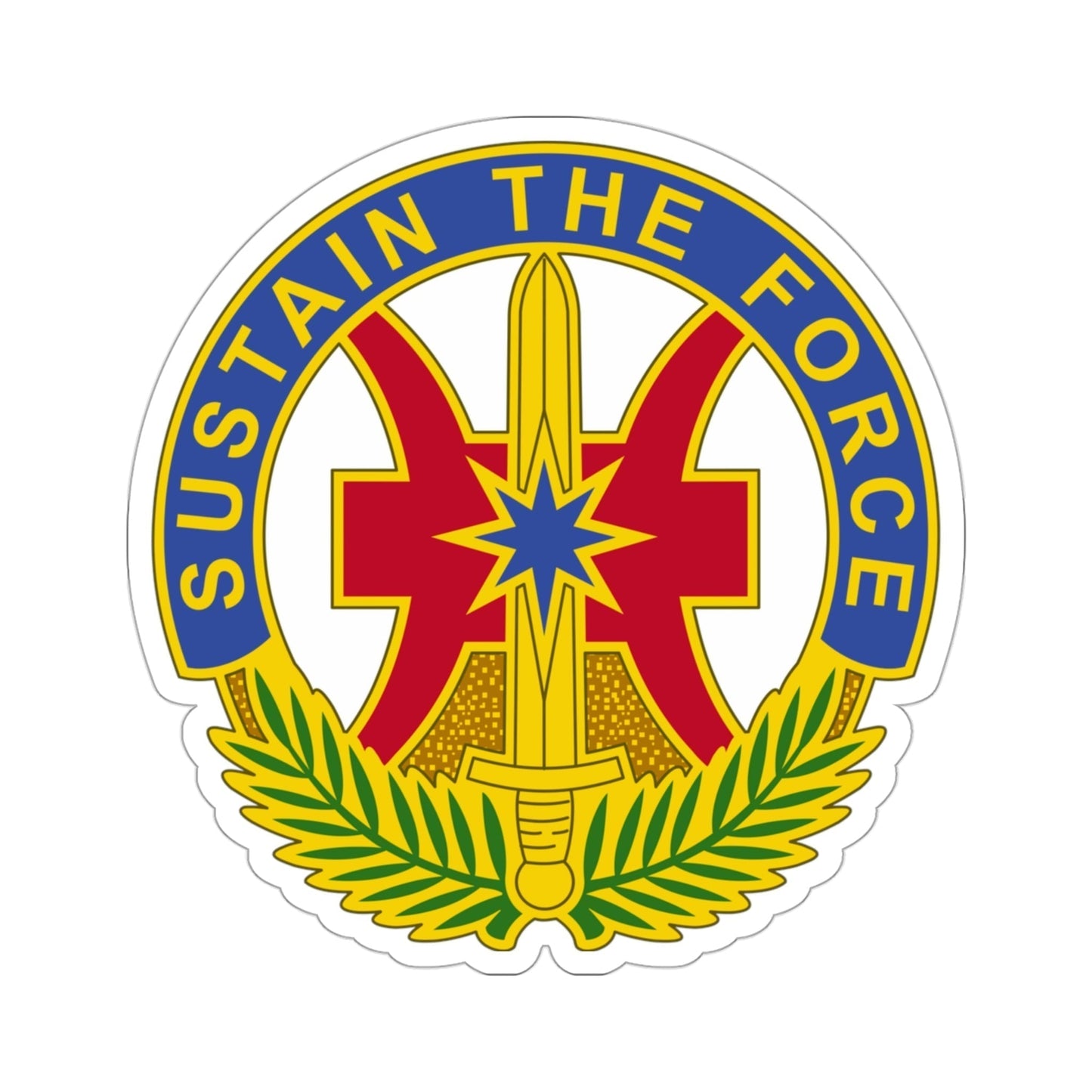 8 Sustainment Command v2 (U.S. Army) STICKER Vinyl Die-Cut Decal-3 Inch-The Sticker Space