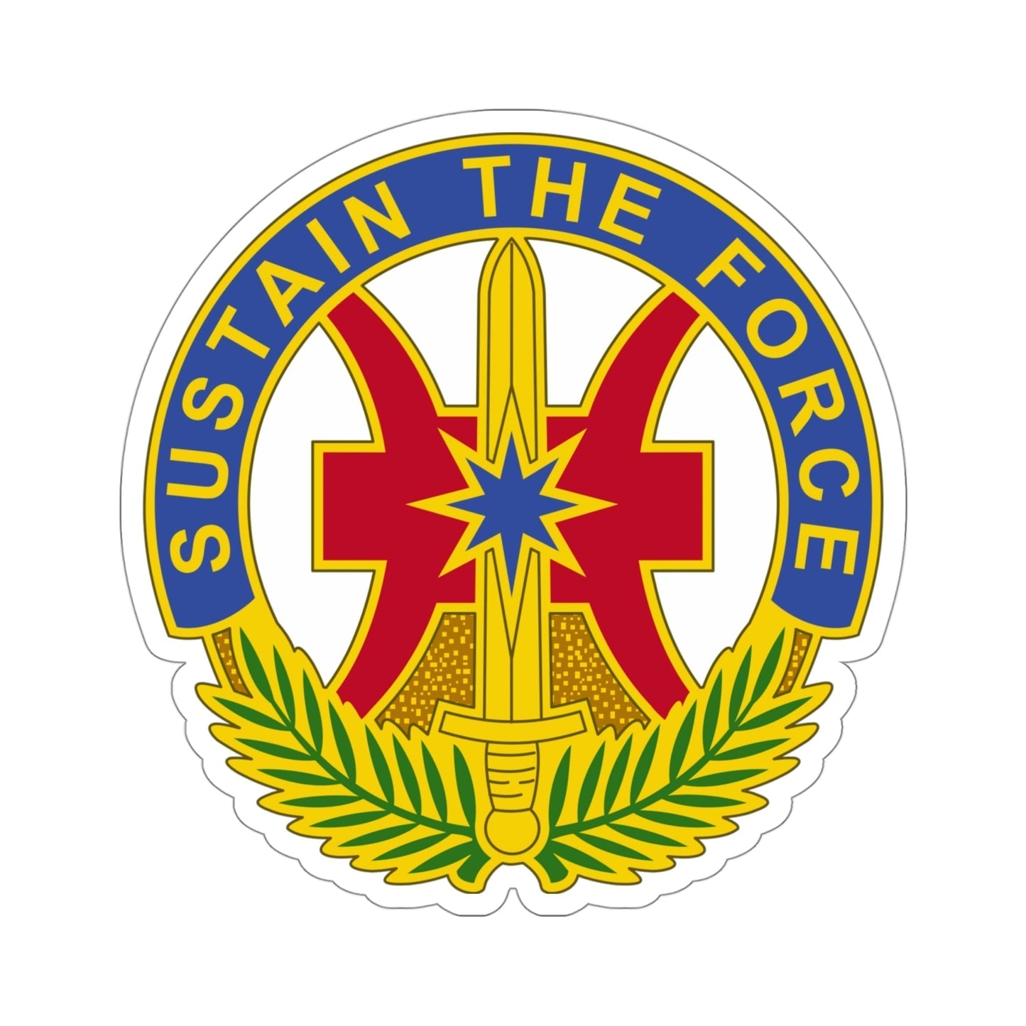 8 Sustainment Command v2 (U.S. Army) STICKER Vinyl Die-Cut Decal-4 Inch-The Sticker Space