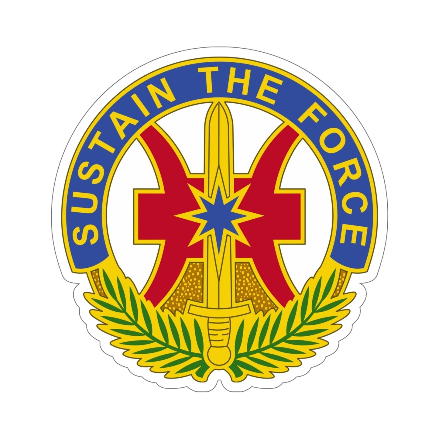 8 Sustainment Command v2 (U.S. Army) STICKER Vinyl Die-Cut Decal-6 Inch-The Sticker Space