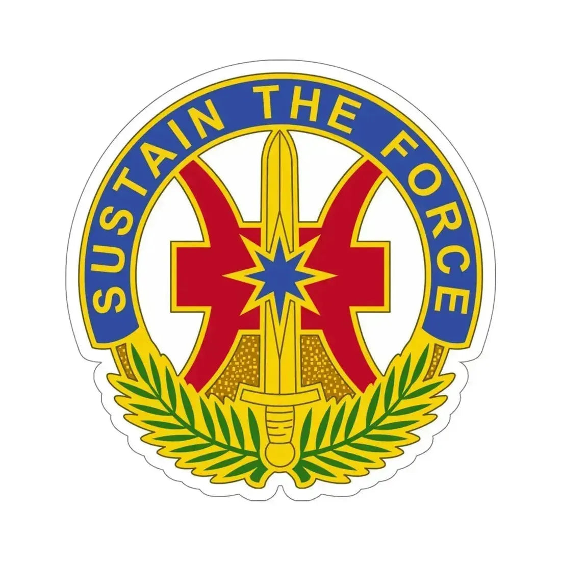 8 Sustainment Command v2 (U.S. Army) STICKER Vinyl Die-Cut Decal 6 Inch - The Sticker Space