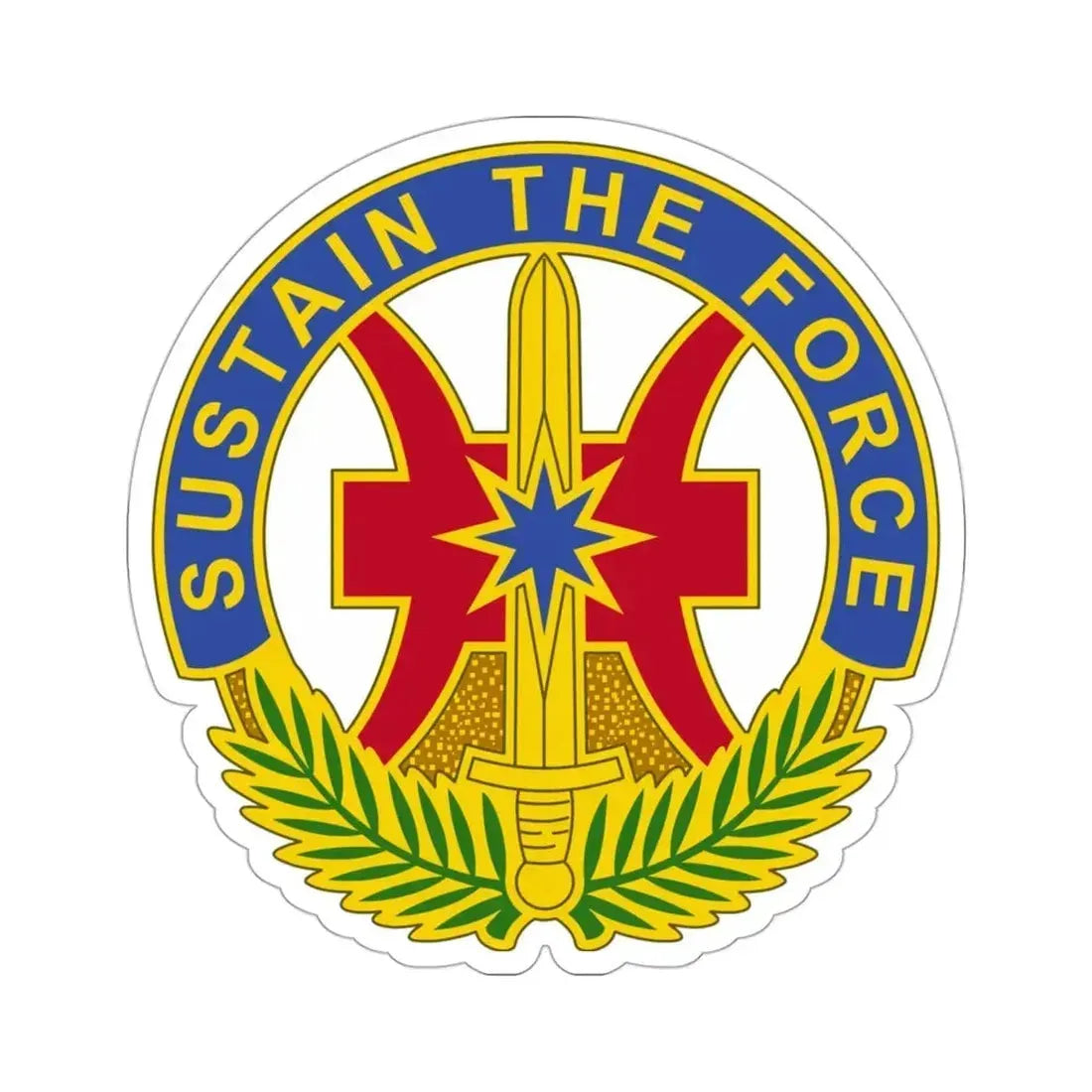8 Sustainment Command v2 (U.S. Army) STICKER Vinyl Die-Cut Decal - The Sticker Space