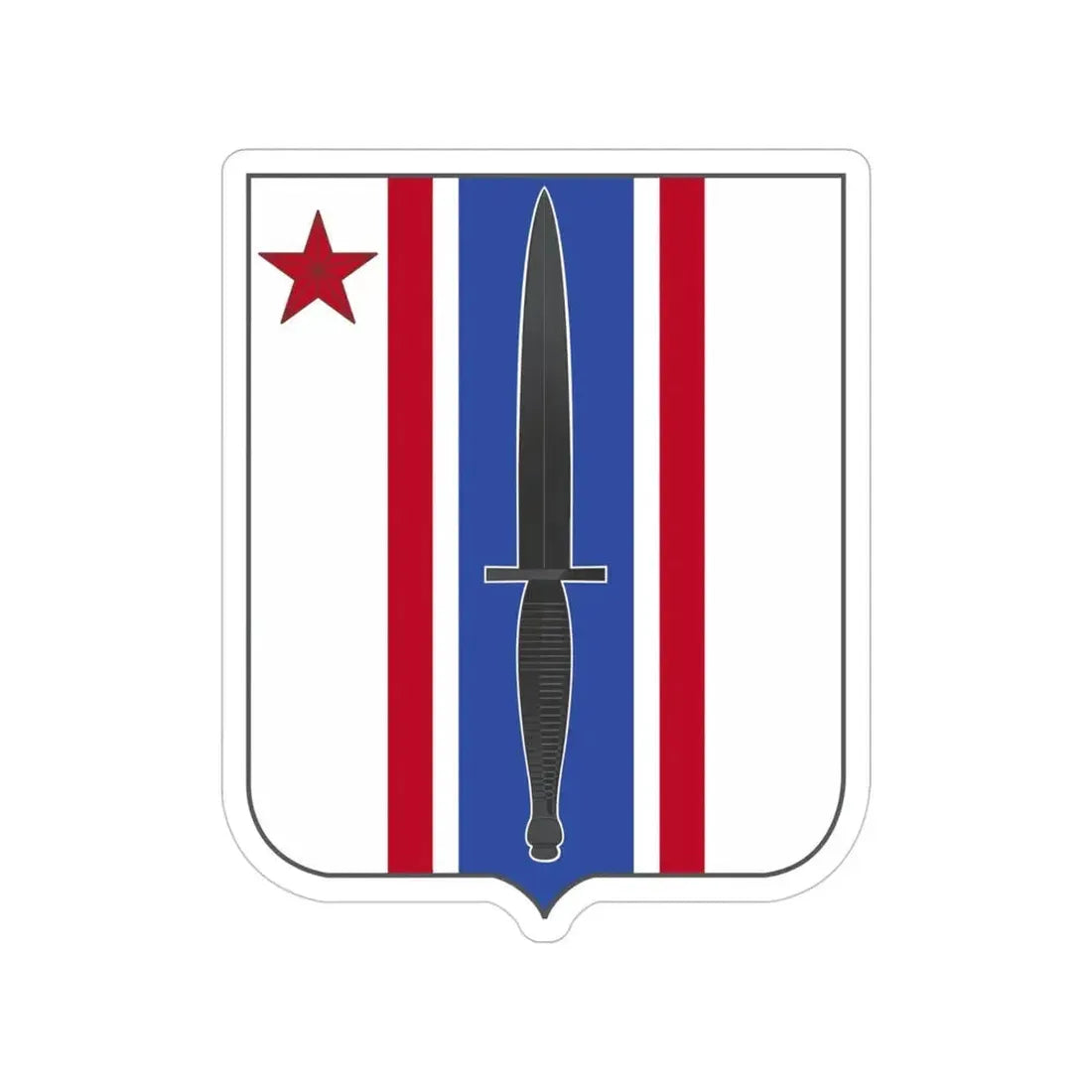 80 Civil Affairs Battalion 2 (U.S. Army) Transparent STICKER Die-Cut Vinyl Decal 4 Inch - The Sticker Space