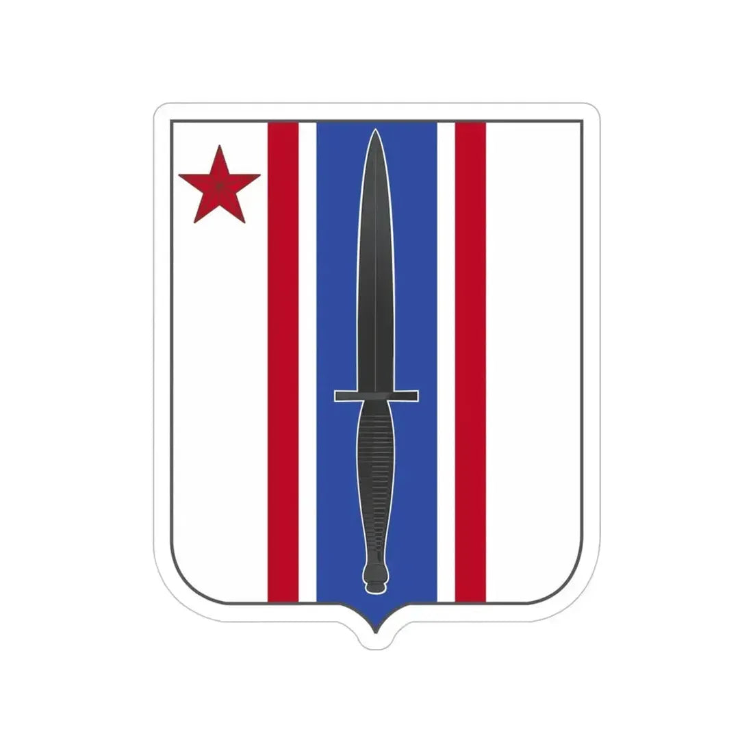 80 Civil Affairs Battalion 2 (U.S. Army) Transparent STICKER Die-Cut Vinyl Decal 5 Inch - The Sticker Space