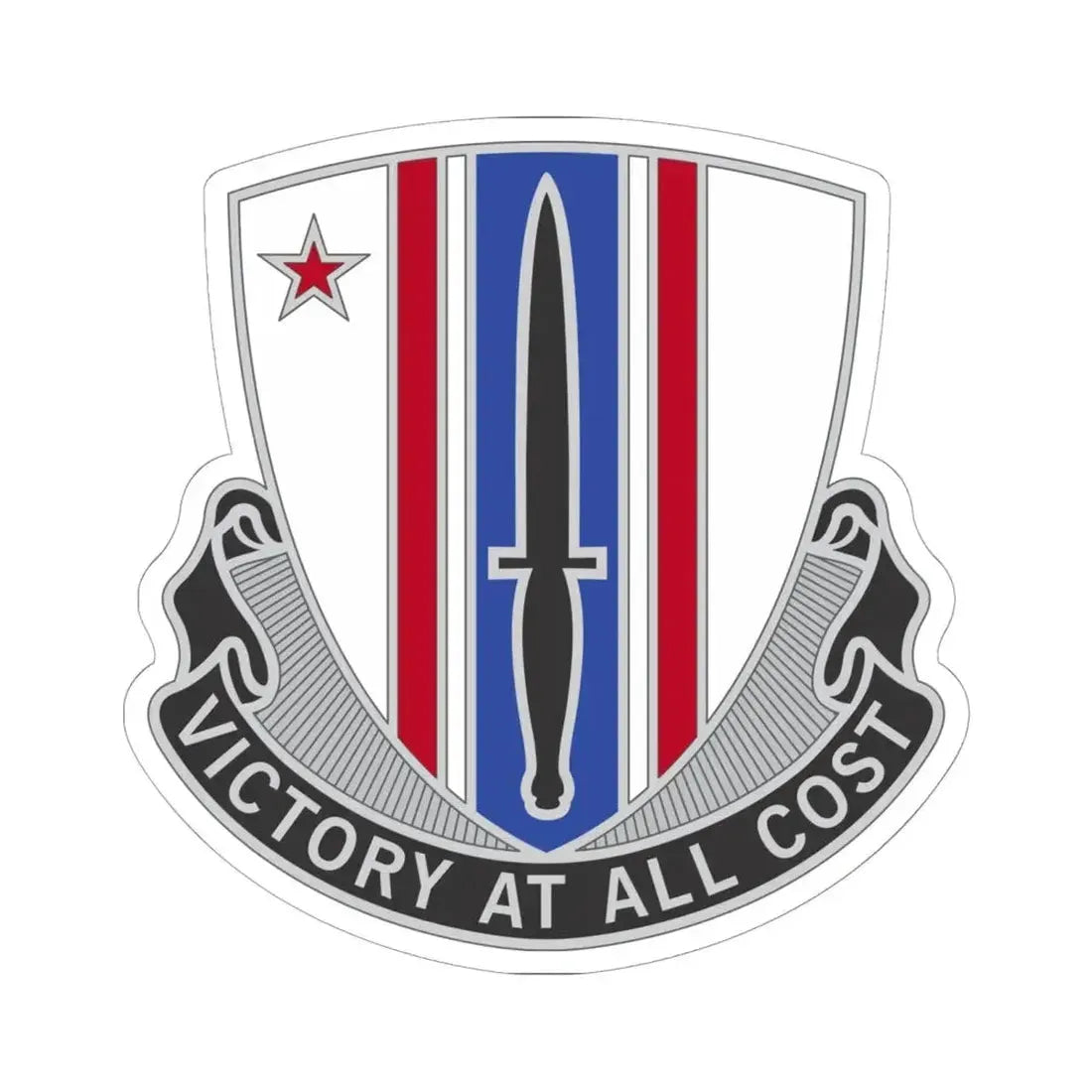 80 Civil Affairs Battalion (U.S. Army) STICKER Vinyl Kiss-Cut Decal 6 Inch White - The Sticker Space
