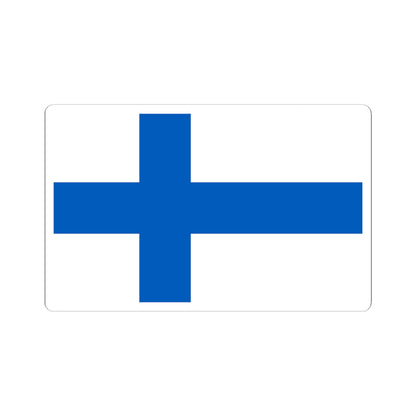 Flag of Finland 1918-1920 (Finland)_1 STICKER Vinyl Kiss-Cut Decal
