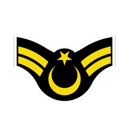 Army TUR OR 06b (Turkey) (Military Rank) STICKER Vinyl Kiss-Cut Decal