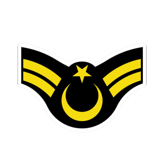 Army TUR OR 06b (Turkey) (Military Rank) STICKER Vinyl Kiss-Cut Decal