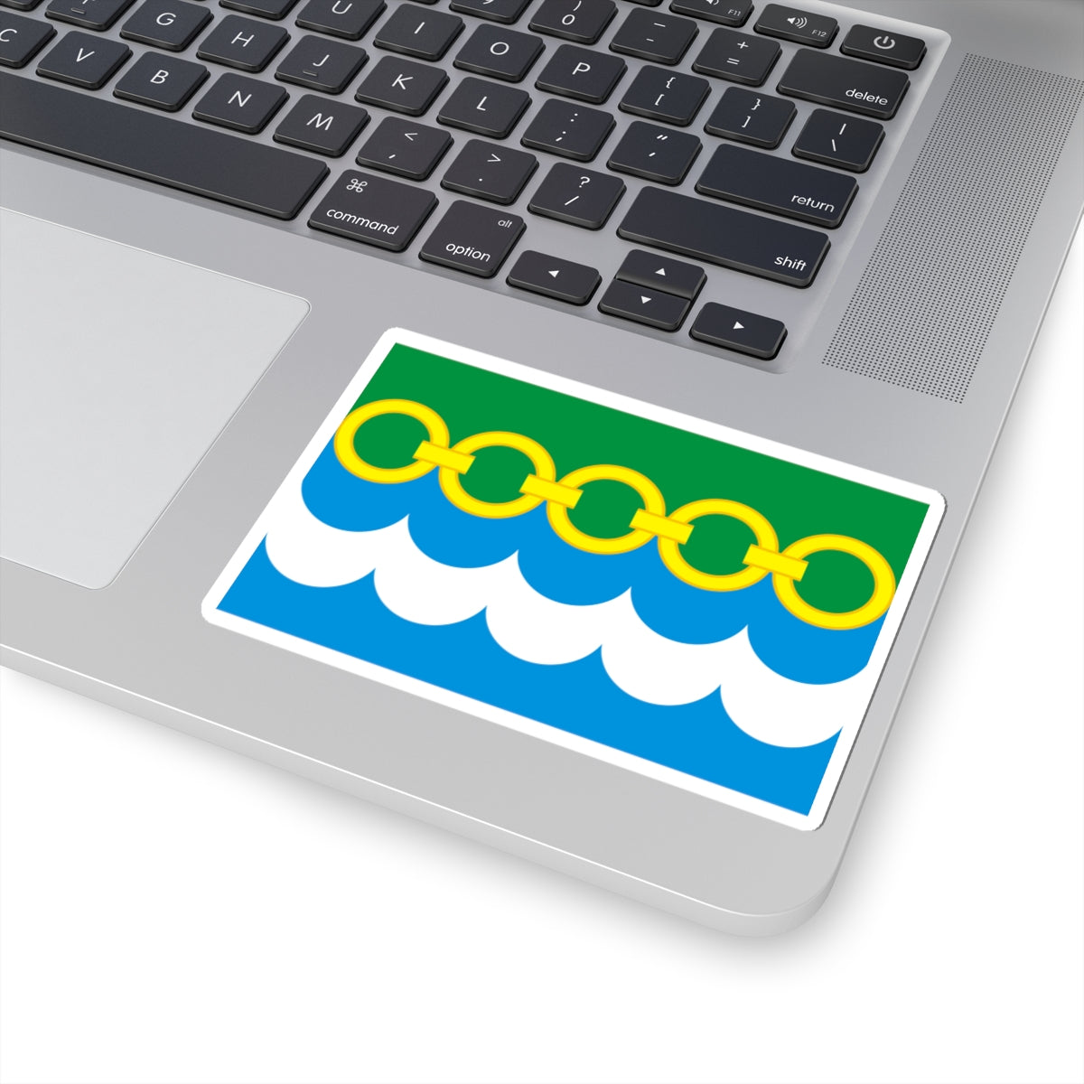 Flag of Klishinskoe Moscow oblast (Russia) STICKER Vinyl Kiss-Cut Decal
