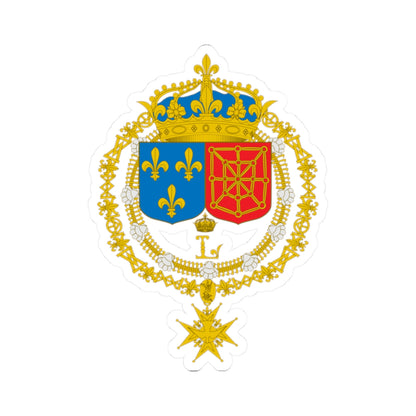 Armoiries du royaume de France Atlas Maior Johannes Blaeu (Spain) (Coat of Arms) STICKER Vinyl Kiss-Cut Decal