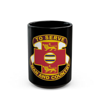 801 Combat Support Hospital (U.S. Army) Black Coffee Mug-15oz-The Sticker Space