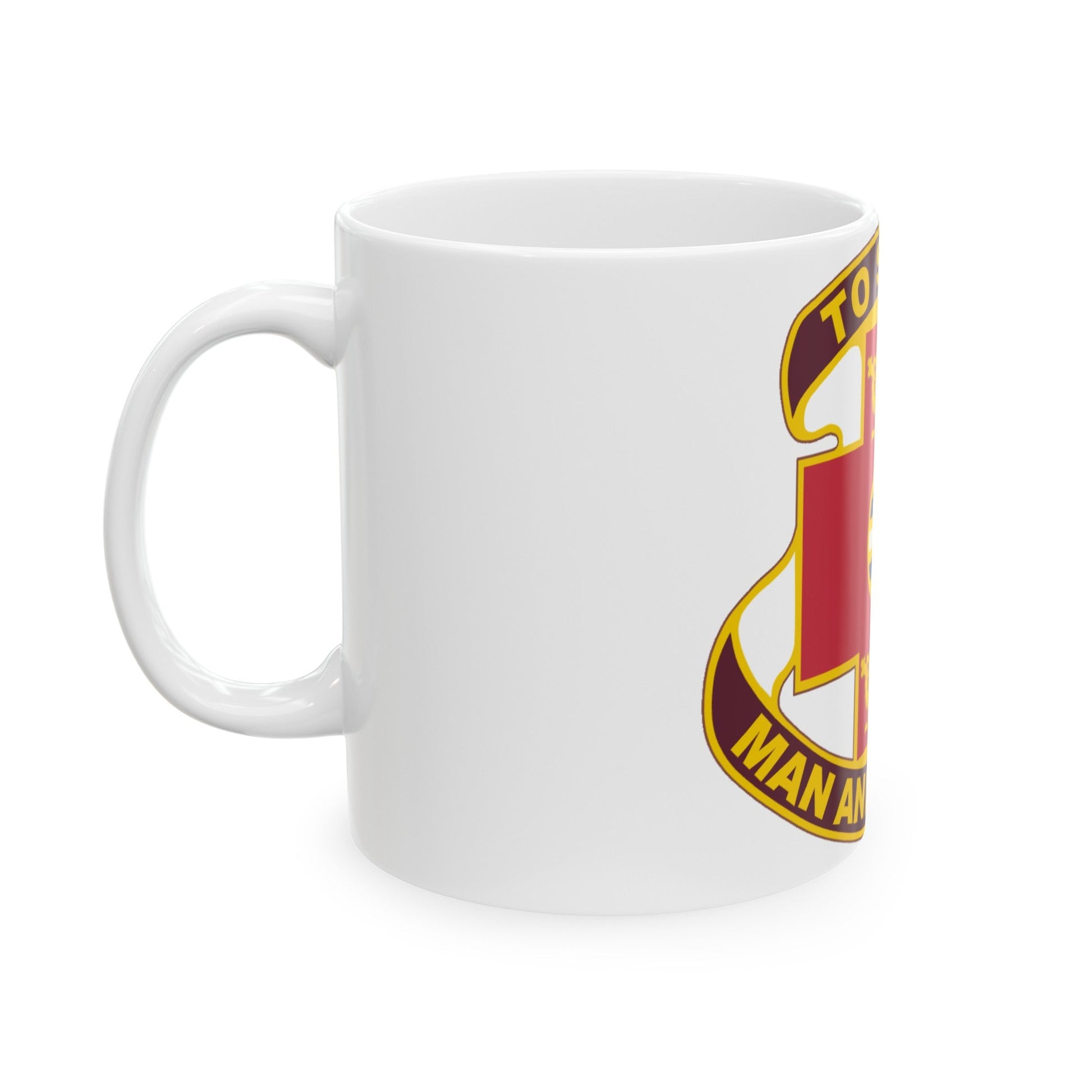 801 Combat Support Hospital (U.S. Army) White Coffee Mug-The Sticker Space