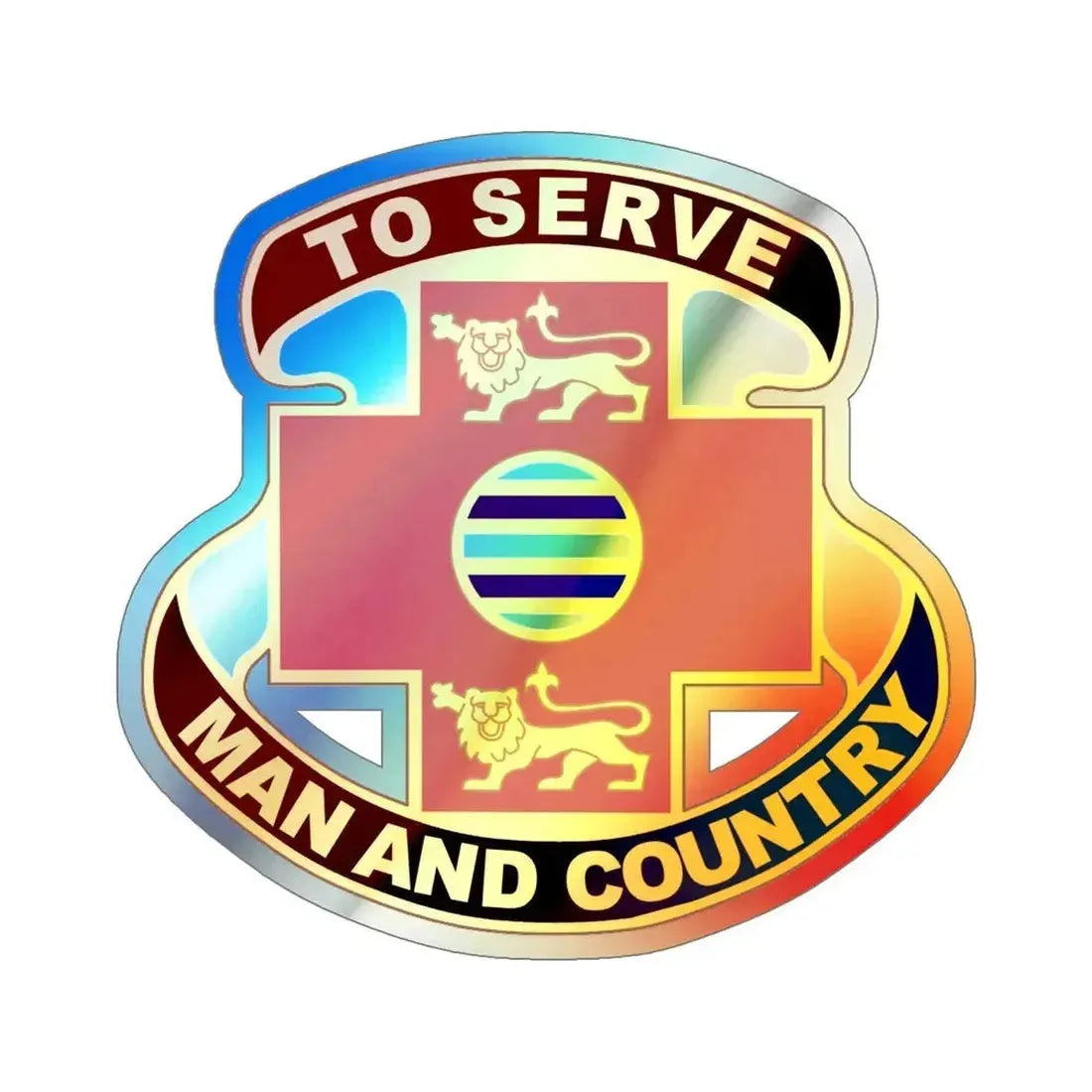 801 Combat Support Hospital (U.S. Army) Holographic STICKER Die-Cut Vinyl Decal - The Sticker Space