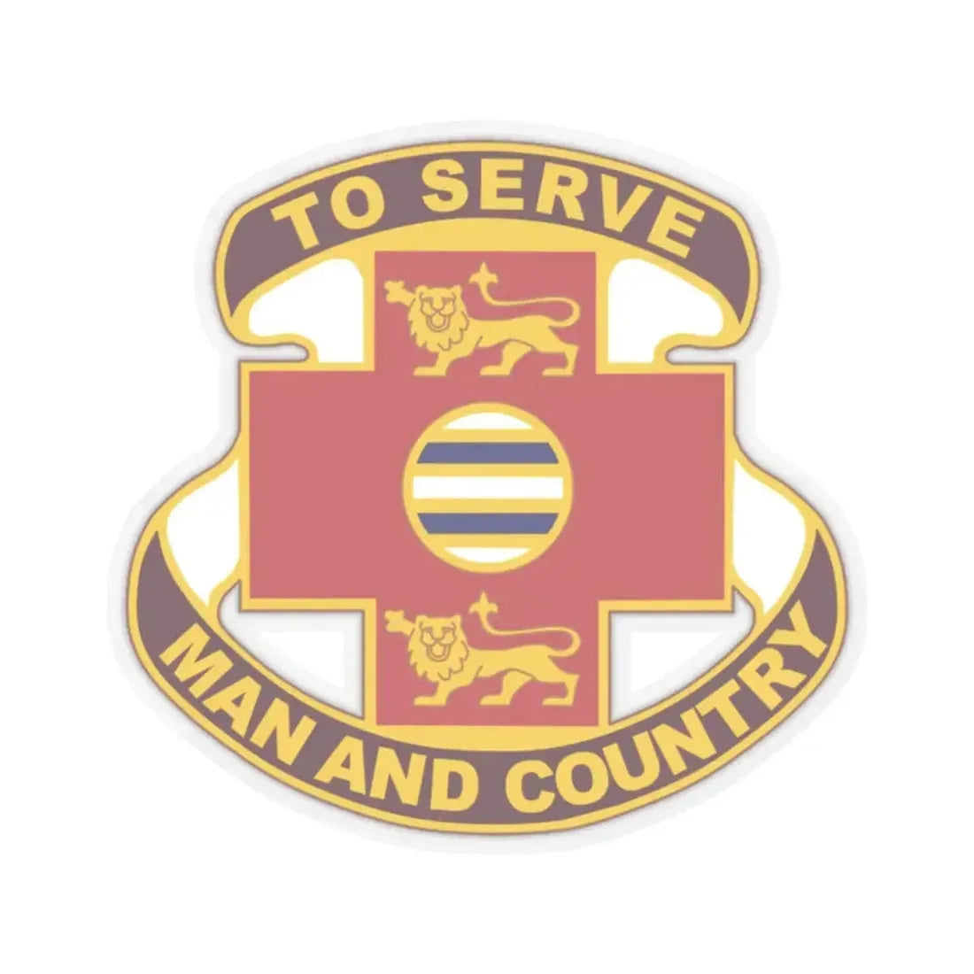 801 Combat Support Hospital (U.S. Army) STICKER Vinyl Kiss-Cut Decal 2 Inch Transparent - The Sticker Space