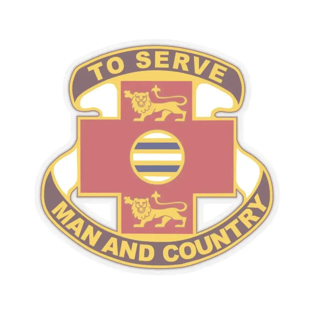 801 Combat Support Hospital (U.S. Army) STICKER Vinyl Kiss-Cut Decal 6 Inch Transparent - The Sticker Space
