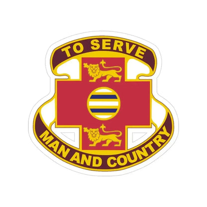 801 Combat Support Hospital (U.S. Army) Transparent STICKER Die-Cut Vinyl Decal 3 Inch - The Sticker Space