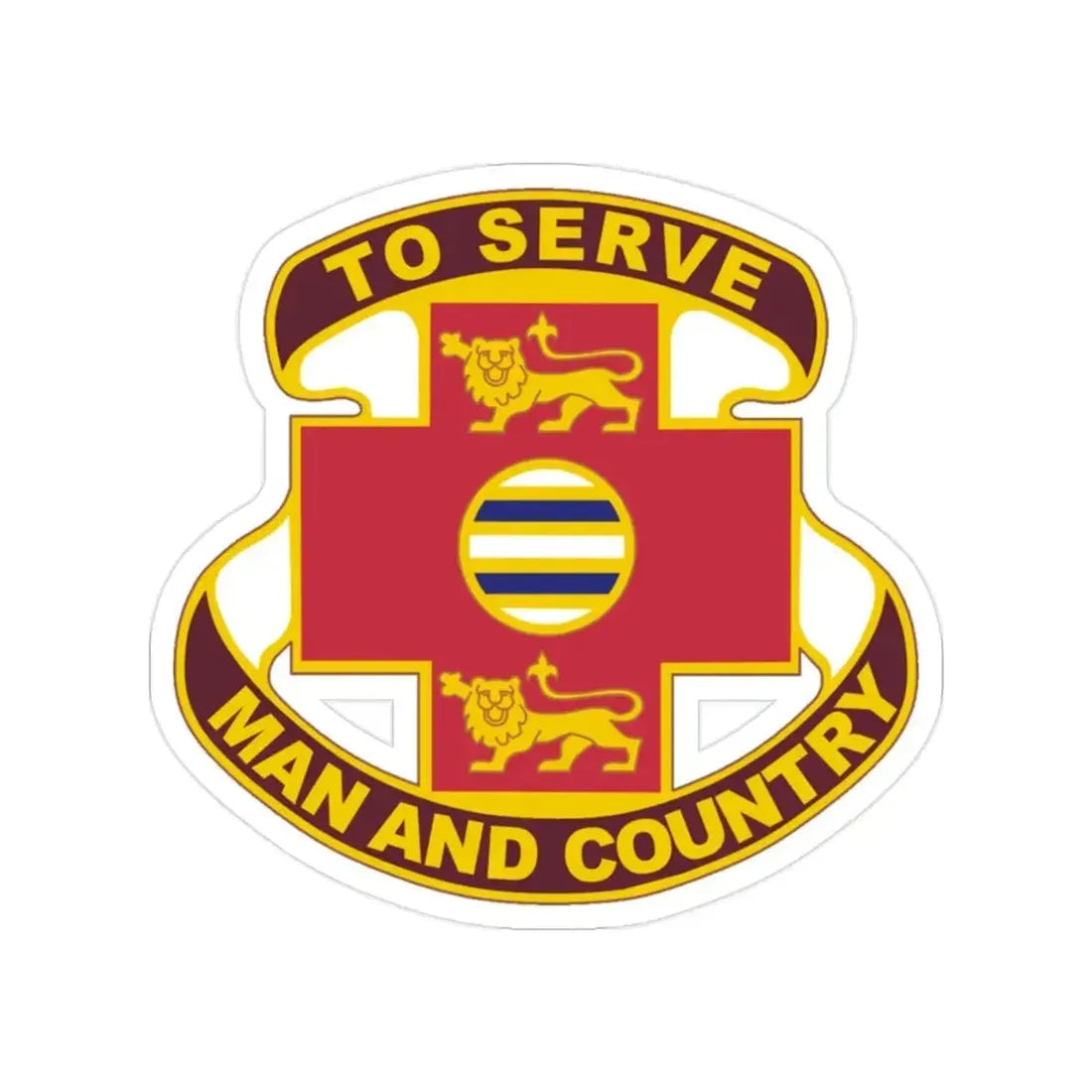 801 Combat Support Hospital (U.S. Army) Transparent STICKER Die-Cut Vinyl Decal - The Sticker Space